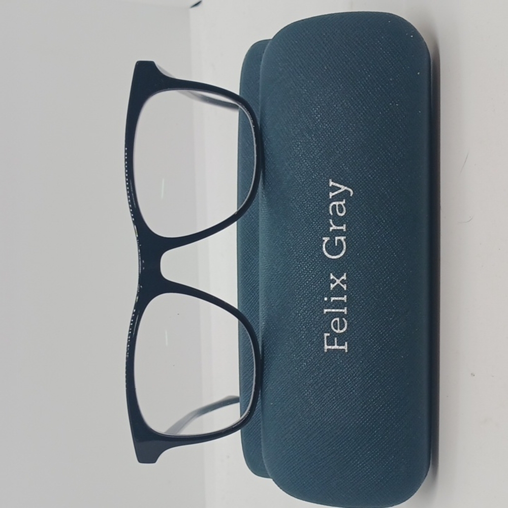 NWT MEN'S FELIX GRAY EYEGLASS FRAMES JAMISON BLACK